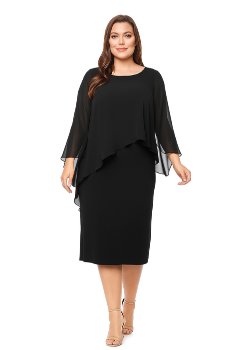 Layla Jones two layer open sleeve dress