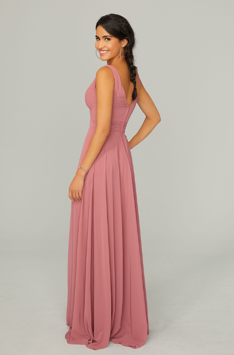 Knotted chiffon bridesmaid dress - SPECIAL ORDER ONLY