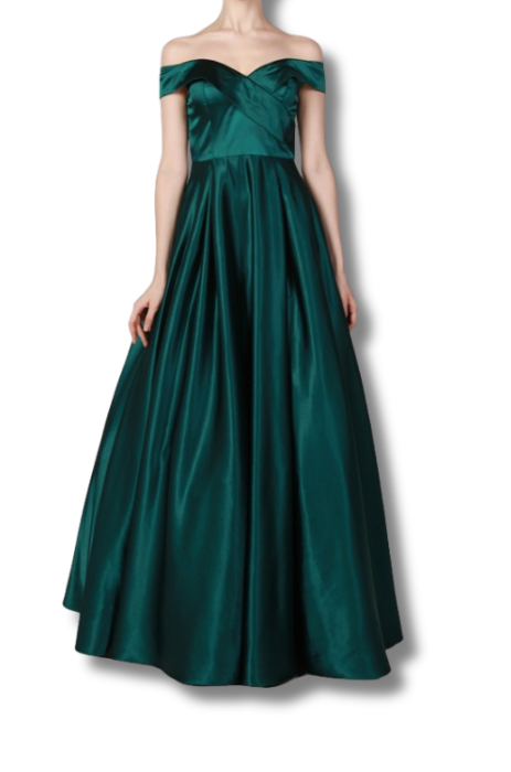 Sweetheart satin ball gown
