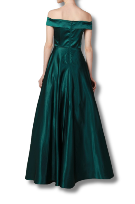 Sweetheart satin ball gown