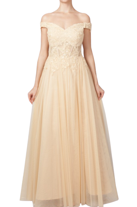 Sweetheart neckline tulle gown - SPECIAL ORDER ONLY