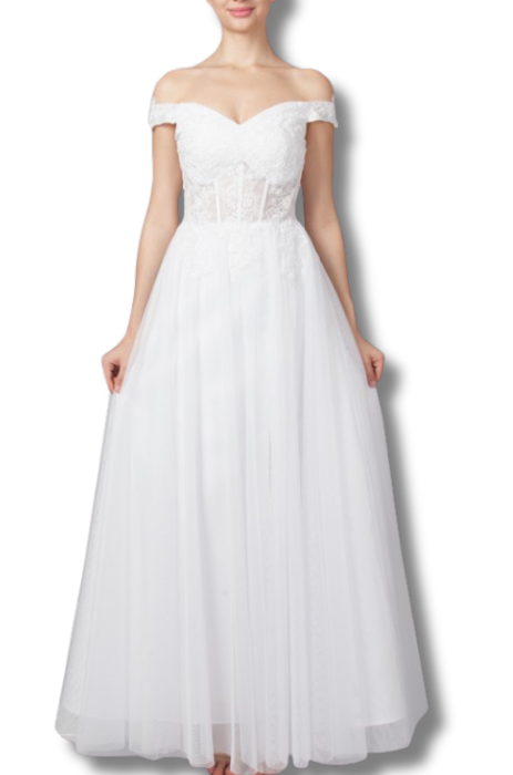Sweetheart neckline tulle gown - SPECIAL ORDER ONLY
